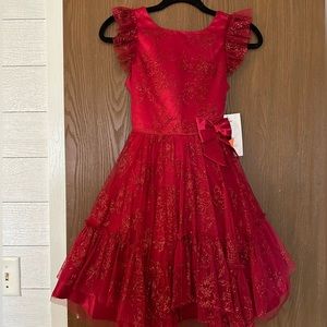 Red sparkly Holiday Dress